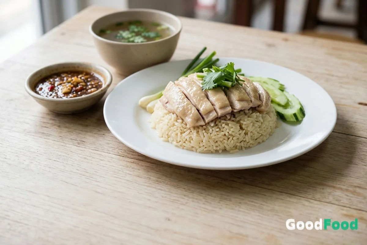 ข้าวมันไก่จานเดียว โซเดียมเกินไหม?