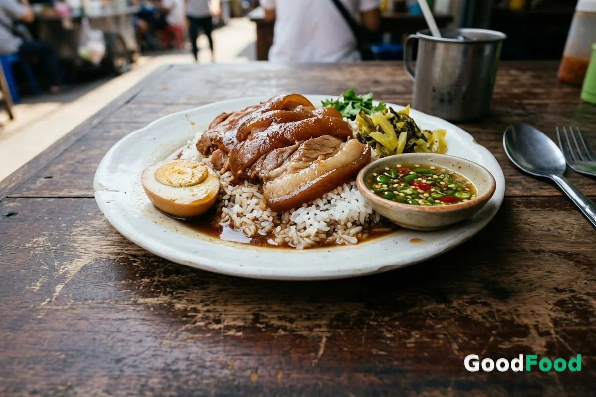 ข้าวขาหมูจานโปรด ไม่เอาหนังช่วยไหม?