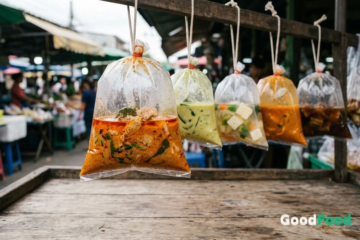 แกงถุงร้านตลาด ถุงไหนเค็มที่สุด?